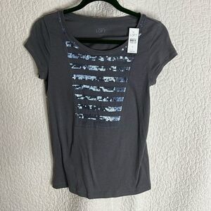 Loft Embellished Short Sleeve T-Shirt